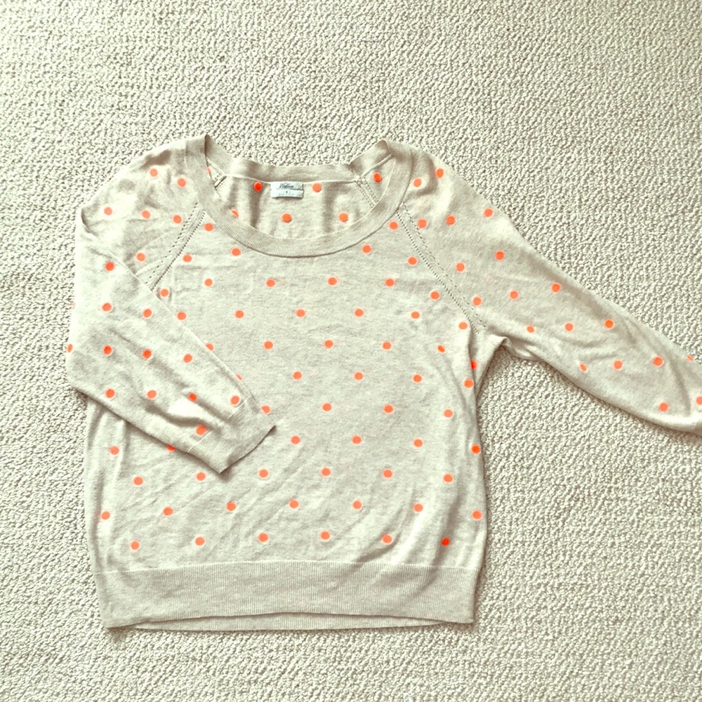 Madewell Wallace neon dots sweater